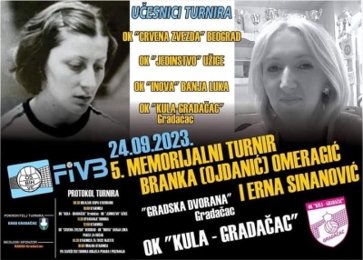 Sjećanje na Ernu Sinanović i Branku (Ojdanić) Omeragić: Peti memorijalni odbojkaški turnir u Gradačcu